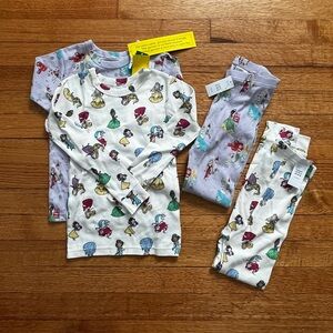 Gap x Disney, Princess Pajamas, 2 Sets, Organic, 5T, NWT